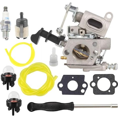 Carburatore Hippotech 522007601 per motosega Husqvarna T435, sostituisce il codice 578936901. (1/4)
