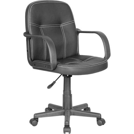 SEDIA DA UFFICIO nero - cm 57 x 58 x h. 83,5-93,5