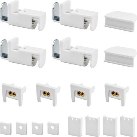 Kit de remplacement de 18 pièces pour supports de stores plissés (1/5)