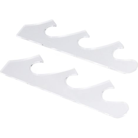 Support mural pour épée - Présentoir à katana - Porte-épée décoratif pour maison - Rack à sabre japonais transparent