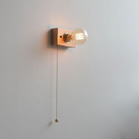 1 vintage wall sconce with zipper, warm light, vintage industrial style, farmhouse style (1/5)