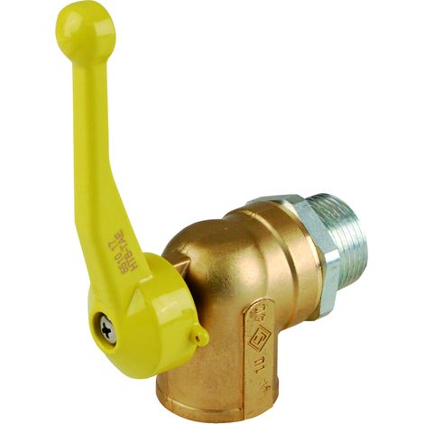 Seppelfricke SEPP Gas Eckkugelhahn m. TAE a/i R1"xRp1" (DN25) Typ 5510, 0036963