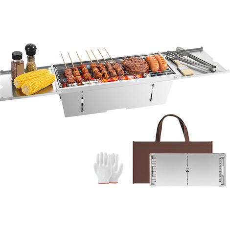 Barbecue Pliable Portable, Barbecue au Charbon de bois, BBQ Camping (1/5)