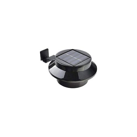 EASYCOMFORT Pack LED Solaire Gouttière Extérieure - Applique Murale de Sécurité - Jardin, Clôture, Garage, Entrepôt (1/5)