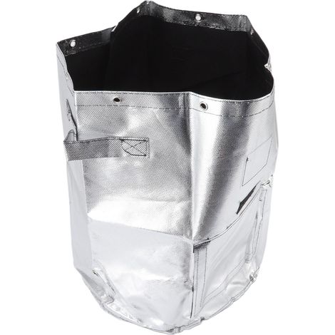 Bolsa de cultivo plateada para patatas, impermeable y practicable, para plantas, hortalizas y flores, talla M, 26 litros (7 galones). (1/5)