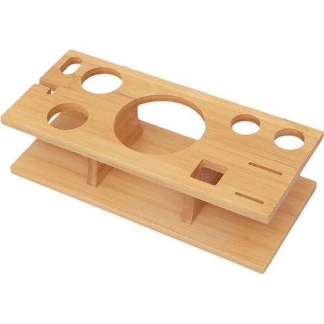 Ensemble shaker à cocktails avec support en bois, kit de barman, rangement pratique pour ordinateur portable, idéal pour le camping, les fêtes et la cuisine - FFY (1/4)