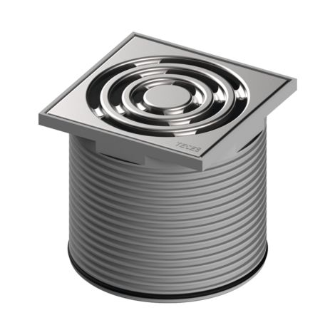 TECEdrainpoint S Rostrahmen 3660001 100x100mm, Kunststoff, mit Designrost (1/3)