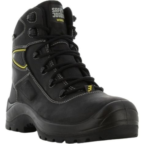 Chaussure de sécurité imperméable Safety Jogger BASALT S3 ESD SRC WR Noir 42 (1/5)