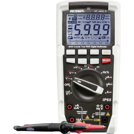 VOLTCRAFT VC-460 E Hand-Multimeter digital Strahlwassergeschützt (IP65) CAT III 1000 V, CAT IV 600 (1/5)