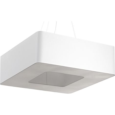 Sollux URANO Suspension Carrée Blanc 60cm E27 (1/5)