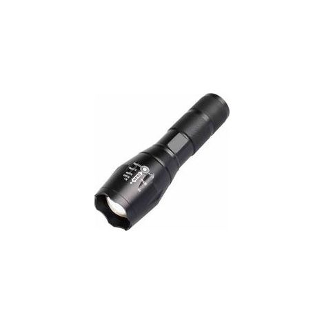 Lampe torche LED tactique T6 1200 lumens, zoomable, 5 modes, portable – (1/5)