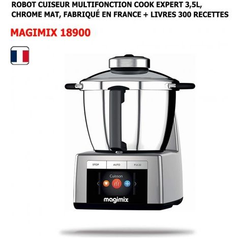Magimix – Robot cuiseur multifonction 900W – Cuve inox 3,5L – Induction rapide – 12 programmes automatiques – Accessoires inclus (1/5)