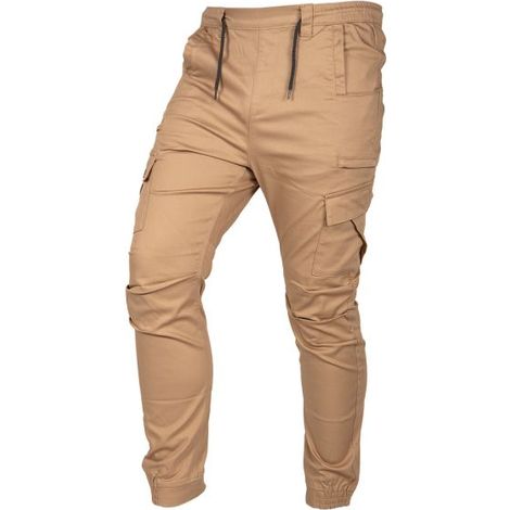 Pantalones deportivos beige para exteriores, talla L - T N81-285-L (1/5)