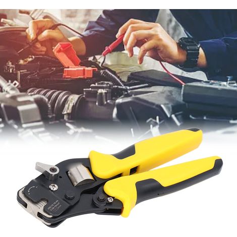 Pince à sertir les fils VSC10 16-4a, pince à sertir les tuyaux de type E auto-ajustable, pince à sertir à cliquet multifonctionnelle manuelle, pince à cosses (1/5)