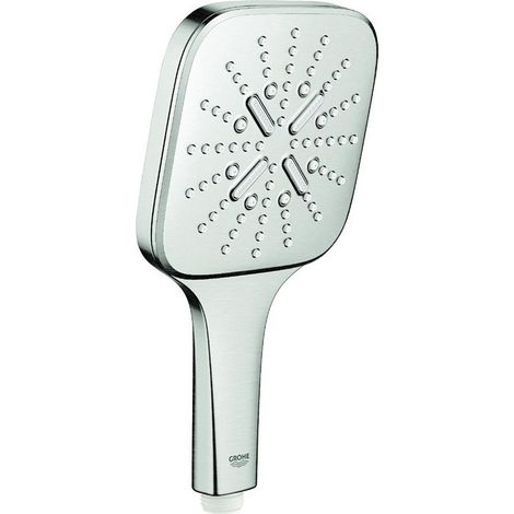 Grohe Rainshower SmartActive Cube - Doccetta 130 9,5 l/min, 3 getti, supersteel 26582DC0
