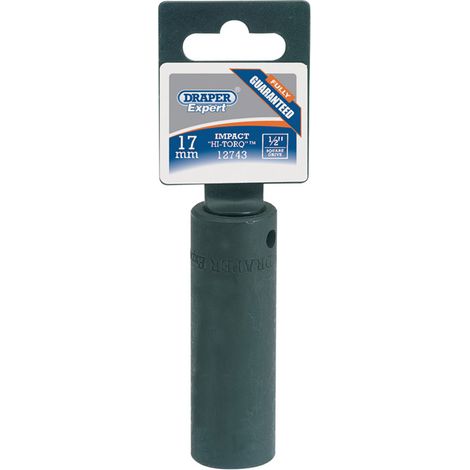 Draper Expert 17mm 1/2" Square Drive Deep Impact Socket (12743) (1/5)