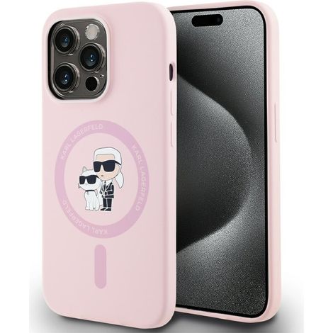 Karl Lagerfeld MagSafe Pink iPhone 14 Pro Max Hülle (1/5)
