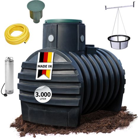 4rain MONO Erdtank-Paket 3000 Liter Garten-Comfort (1/5)