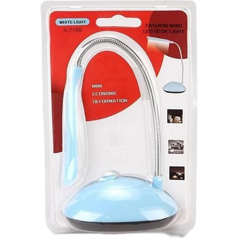 Lampe De Bureau À LED Alimentation Batterie 360 Degrés Rotation (1/5)