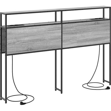 Maison Exclusive - Testata contenitore Grigio sonoma Legno multistrato