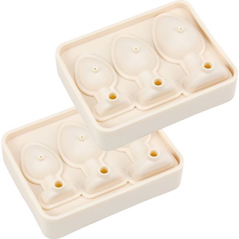 bandejas de silicona para cubitos de hielo, flexibles, antiadherentes, apilables, para cócteles, whisky, té, café. (1/5)
