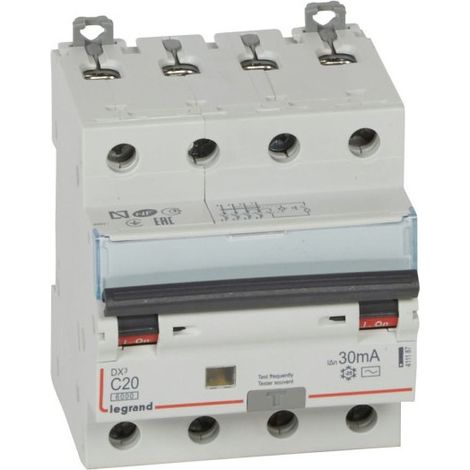 Legrand DX³ 6000 Fehlerstromschutzschalter 20A 400V