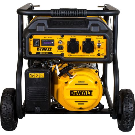 Dewalt – Groupe électrogène chantier essence 3500W – Moteur 4 temps – Démarrage manuel – Alternateur 100% cuivre – Réservoir 20L – 50Kg