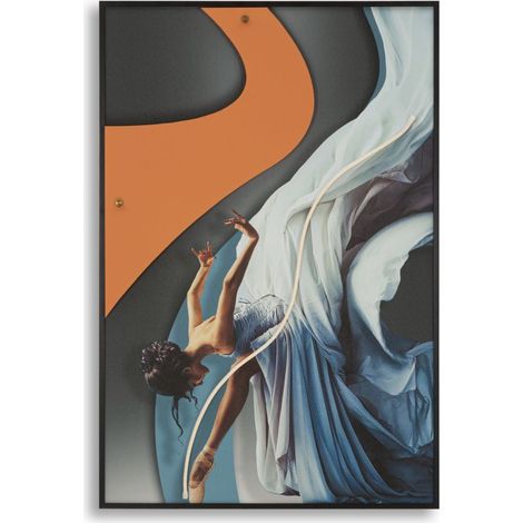 Stampa con LED su tela Dancer ballerina con applicazione 3D (1/5)
