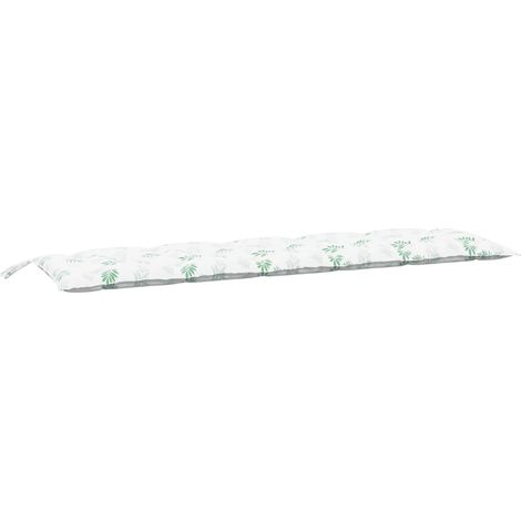 Maison Exclusive - Gartenbank-Auflage Blattmuster 180x50x7 cm Oxf