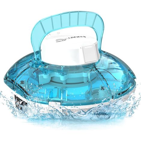 Robot Piscine Sans Fil WINNY 200, Aspirateur Automatique pour Piscine Hors Sol, Autonomie 75 min, Double Filtration, Léger et Intelligent
