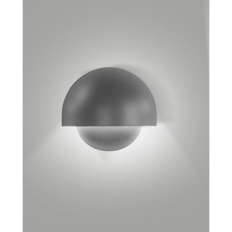 Luminaire extérieur LED Fabas Luce Ector Dark Grey aluminium gris L 17,5 cm 10 W 3000 K IP65 990 lm réf. 6543-21-294 (1/3)