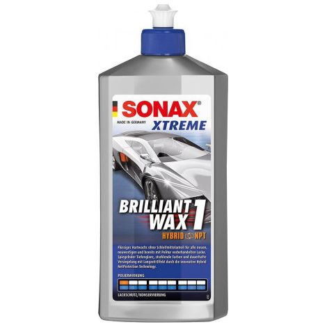 SONAX XTREME Brilliant Wax 1 Hybride NPT 500 ml (Par 6) (1/2)