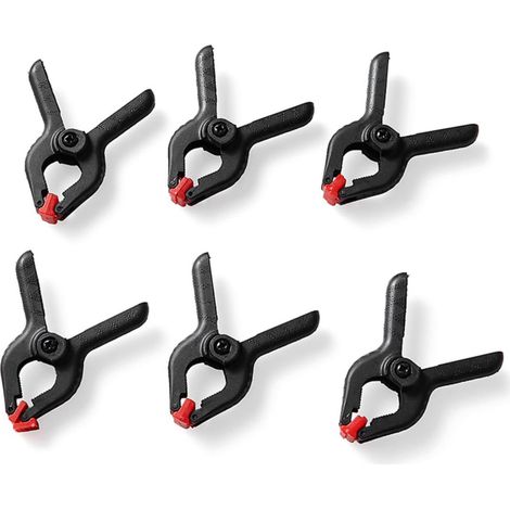 Dekton DT60626 6PC Heavy Duty 2" Plastic Clamps (1/2)