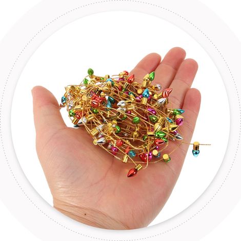 Luci natalizie in miniatura da 4 m - Accessori per luci natalizie finte sospese - Accessori per mobili natalizi (1/4)