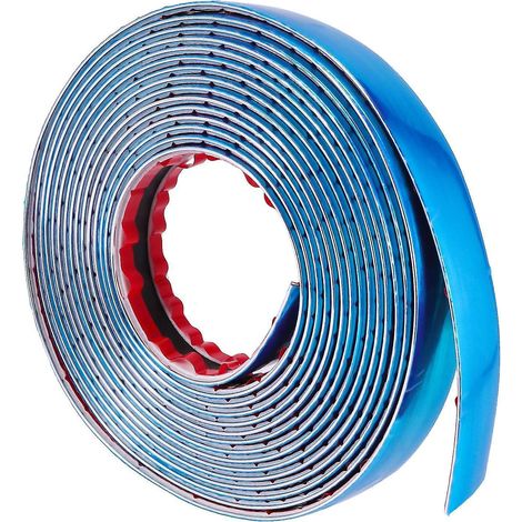 Baguette de protection chromée auto-adhésive de 20 mm x 5 m pour voiture et fourgonnette (1/5)
