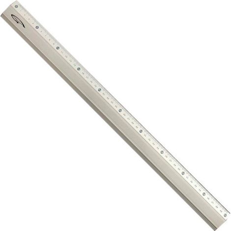 Graphoplex - Règles en aluminium Anti-glisse 50 cm