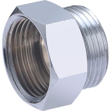 Nipplo cromato maschio femmina 20x27 / 20x27