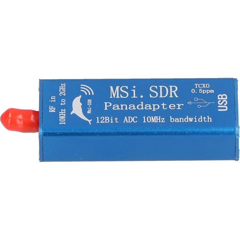 Récepteur SDR large bande 12 bits MSI.SDR pour RSP1 logiciel, 10KHz‑2GHz TCXO 0.5ppm (1/5)