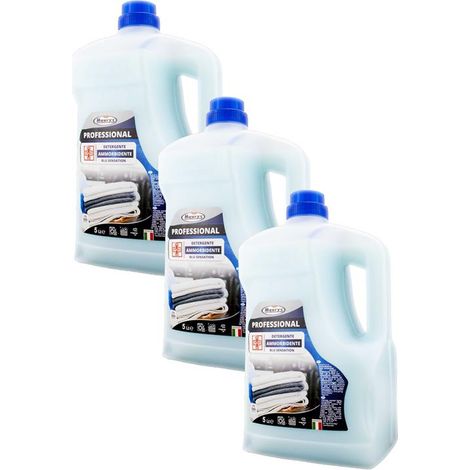 KIT SET 3 PZ MAURY'S PROFESSIONAL 5LT AMMORBIDENTE BLU SENSATION