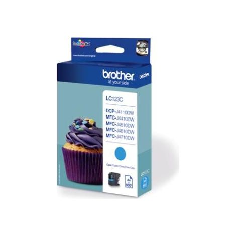 Cartucho tinta brother lc123c cian 600 (1/2)