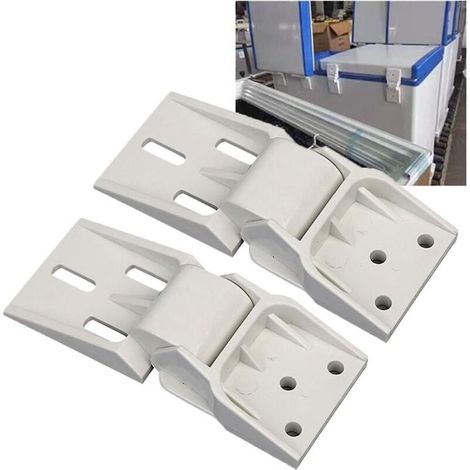 (3-holes)2pcs Charnière de Congélateur Coffre Universelle pour Petite Charnière de Congélateur,charnière de Contrepoids Universelle (1/4)