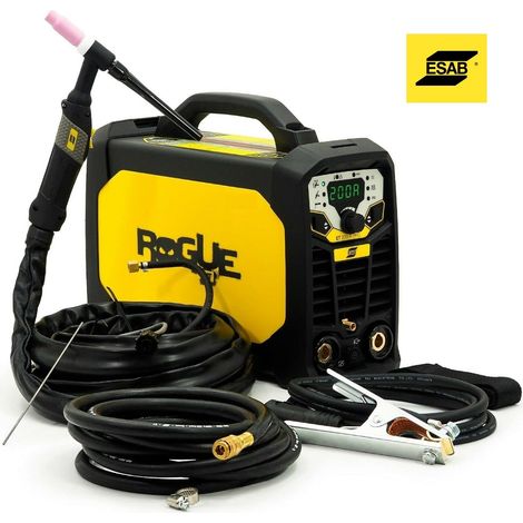 ESAB SALDATRICE TIG INVERTER ALTA FREQUENZA ROGUE ET 200iP PRO 200 A (1/4)