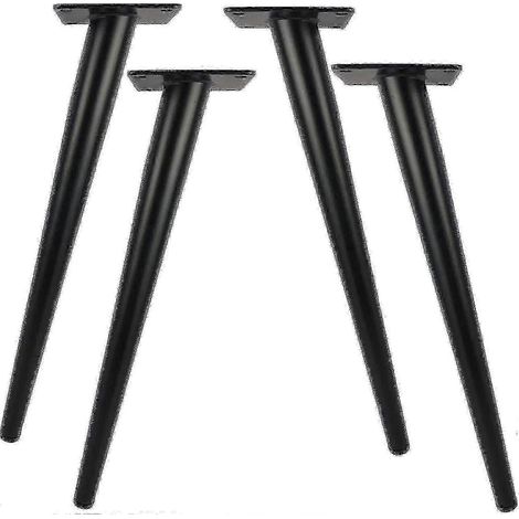 L'ensemble comprend des pieds en métal de 30 cm adaptés aux meubles tels que coiffeuses, armoires, bureaux, chaises, repose-pieds, etc., avec une capacité de charge de 800 kg. (1/5)