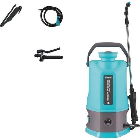 Pulverizador eléctrico, caudal ajustable, uso versátil, 5 litros (1/2)