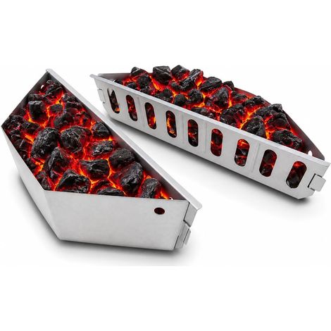 Lot de 2 paniers à charbon 7403 – Supports à briquettes pour Weber 47, 57 et 67 cm, pour Weber One Touch et Master Touch, accessoires barbecue