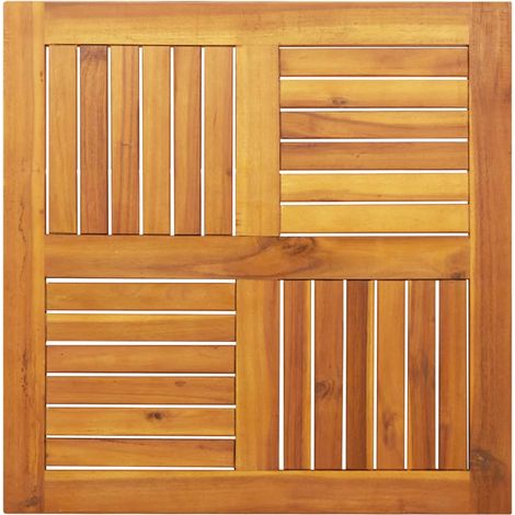 vidaXL Stolní deska 70 x 70 x 2 cm čtvercová masivní akáciové dřevo