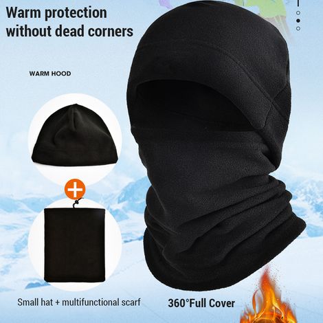 Masque facial chaud en polaire pour Cycle d'hiver en plein air, coupe-vent, chapeau de Ski, écharpe, cache-cou (1/5)