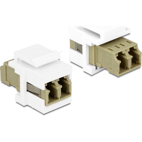 Delock keystone moduloo lc duplex hembra  hembra multimode (1/2)