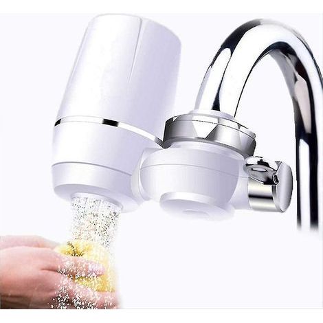 Système de filtration d'eau par osmose inverse avec pompe et robinet en nickel brossé - a (1/5)