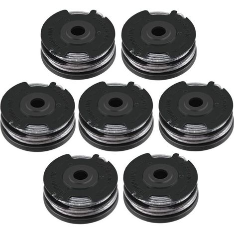 Bobina di filo di ricambio per decespugliatori a doppio filo – 6 m × 1,6 mm (7 unità) compatibile con Bosch ART 24/27/30/30-36 LI
